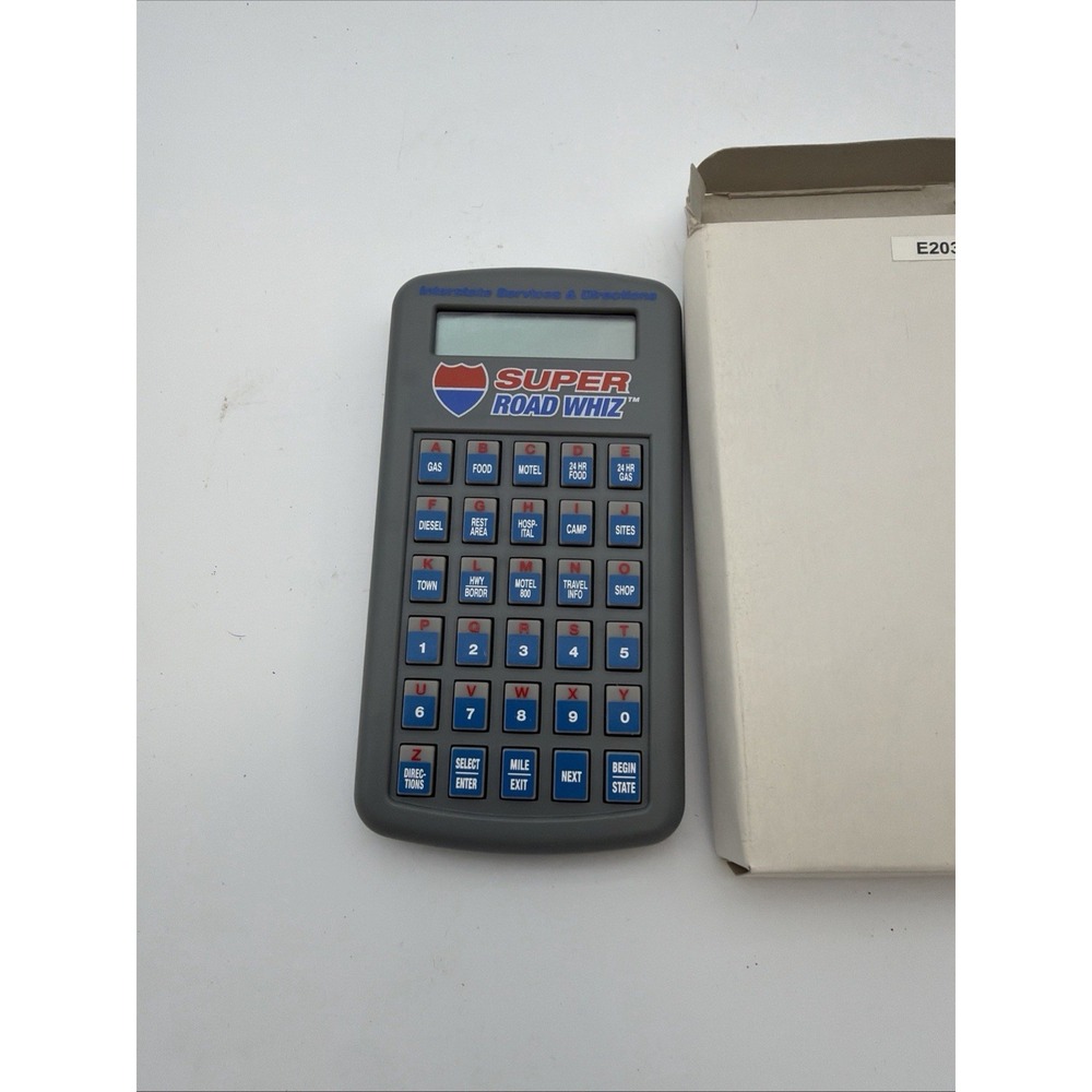 1997 SUPER ROAD WHIZ CALCULATOR--INTERSTATE SERVICES & DIRECTIONS-